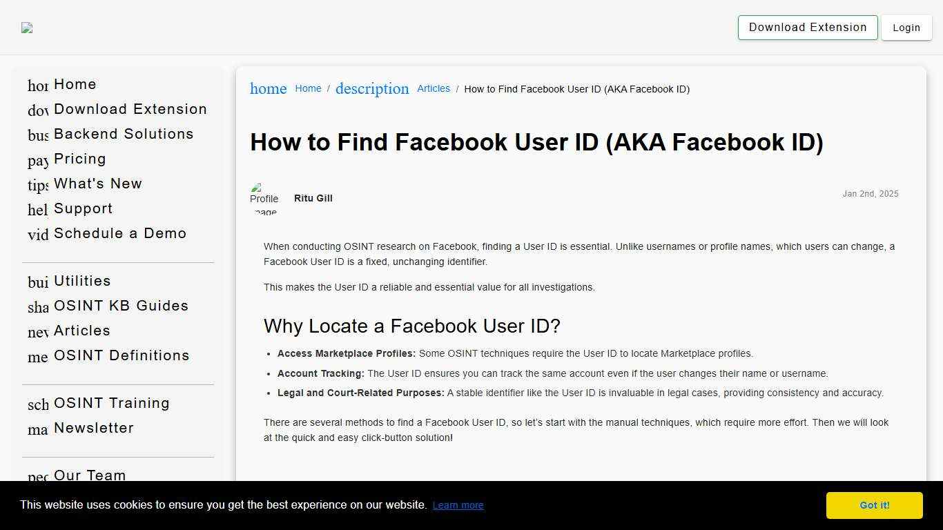 How to Find Facebook User ID (AKA Facebook ID)