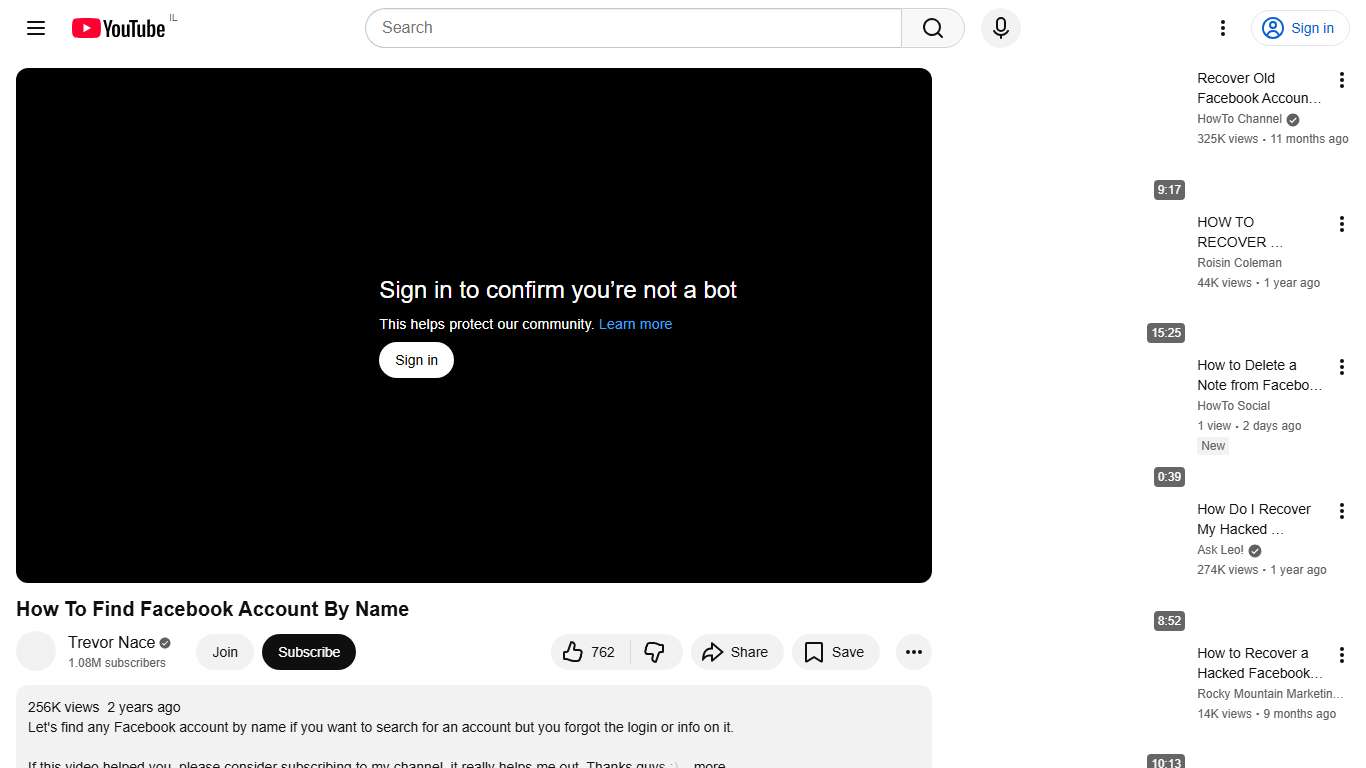 How To Find Facebook Account By Name - YouTube