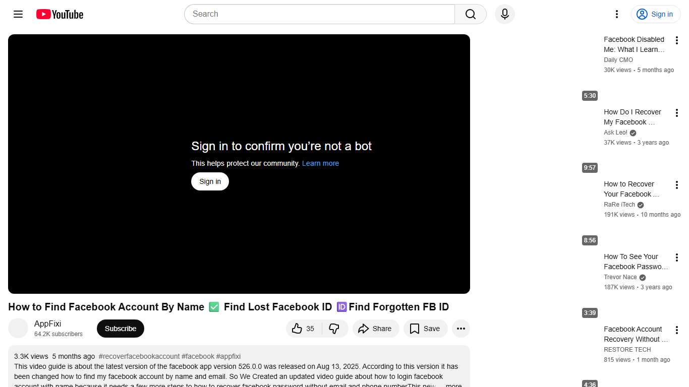 How to Find Facebook Account By Name ✅ Find Lost Facebook ID 🆔Find Forgotten FB ID - YouTube